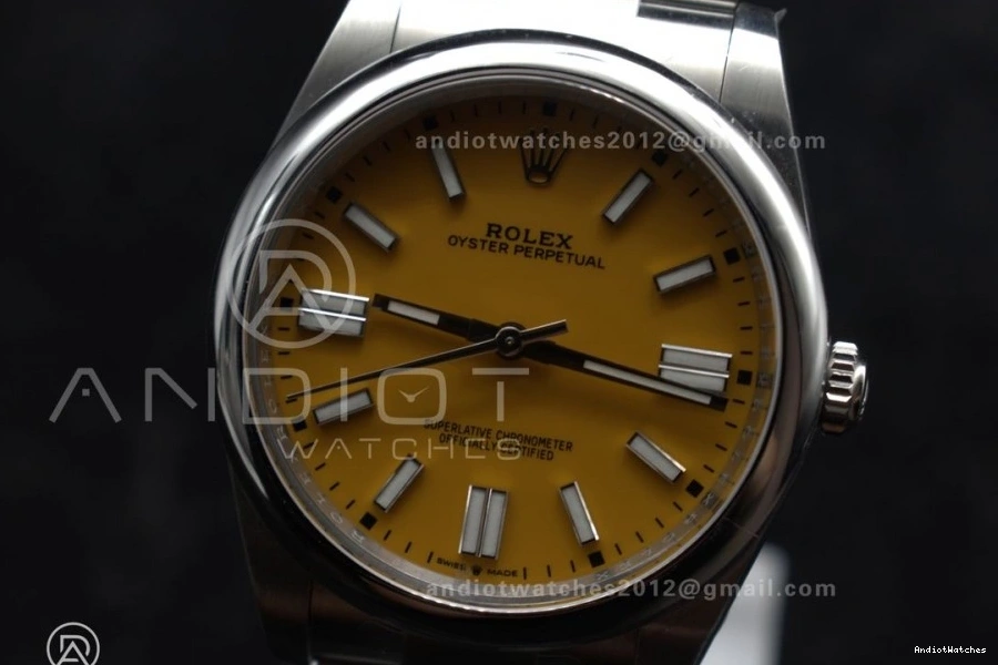 Oyster VR 937 904L Clean Best Edition 124300 1:1 Yellow Steel OnTrend 41mm Dial Perpetual 0417